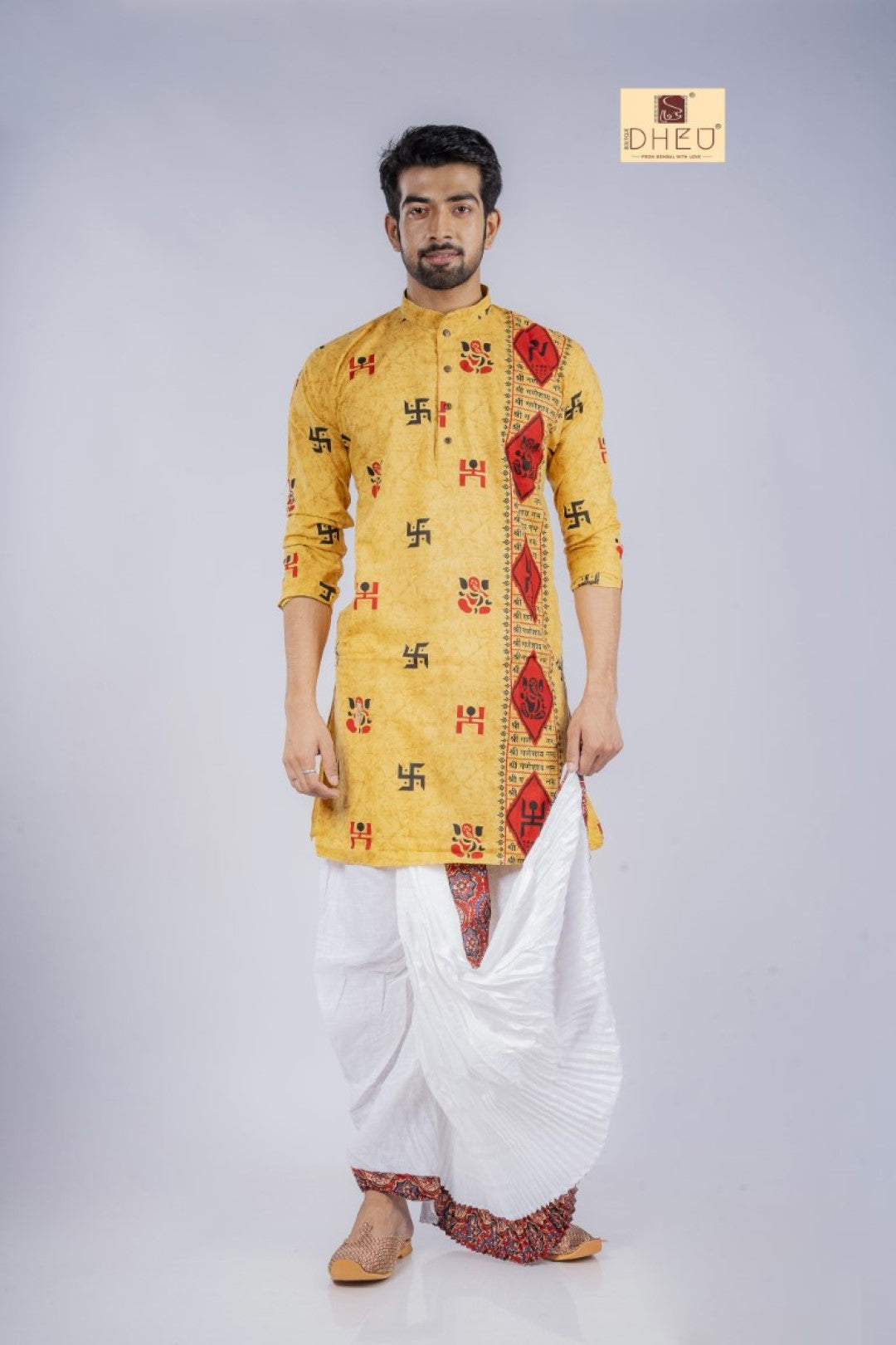 Swastik-Kurta+Dhoti(Optional)