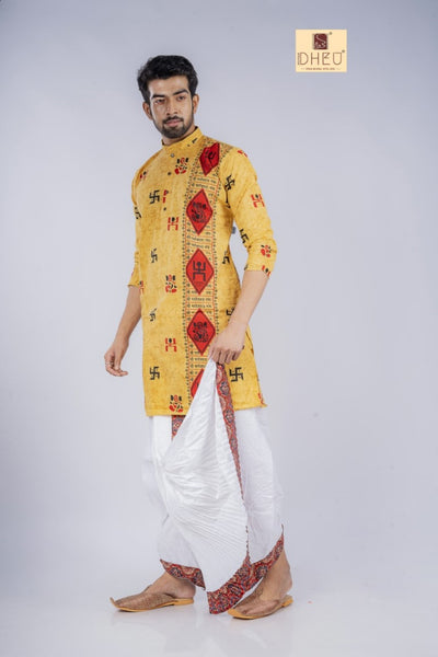 Swastik-Kurta+Dhoti(Optional)