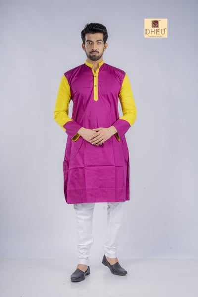 Dil Vil Pyar Byar- Kurta-Saree Couple Set