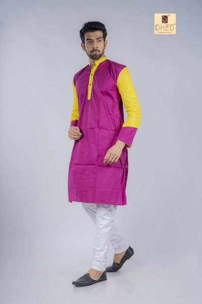 Dil Vil Pyar Byar- Kurta-Saree Couple Set