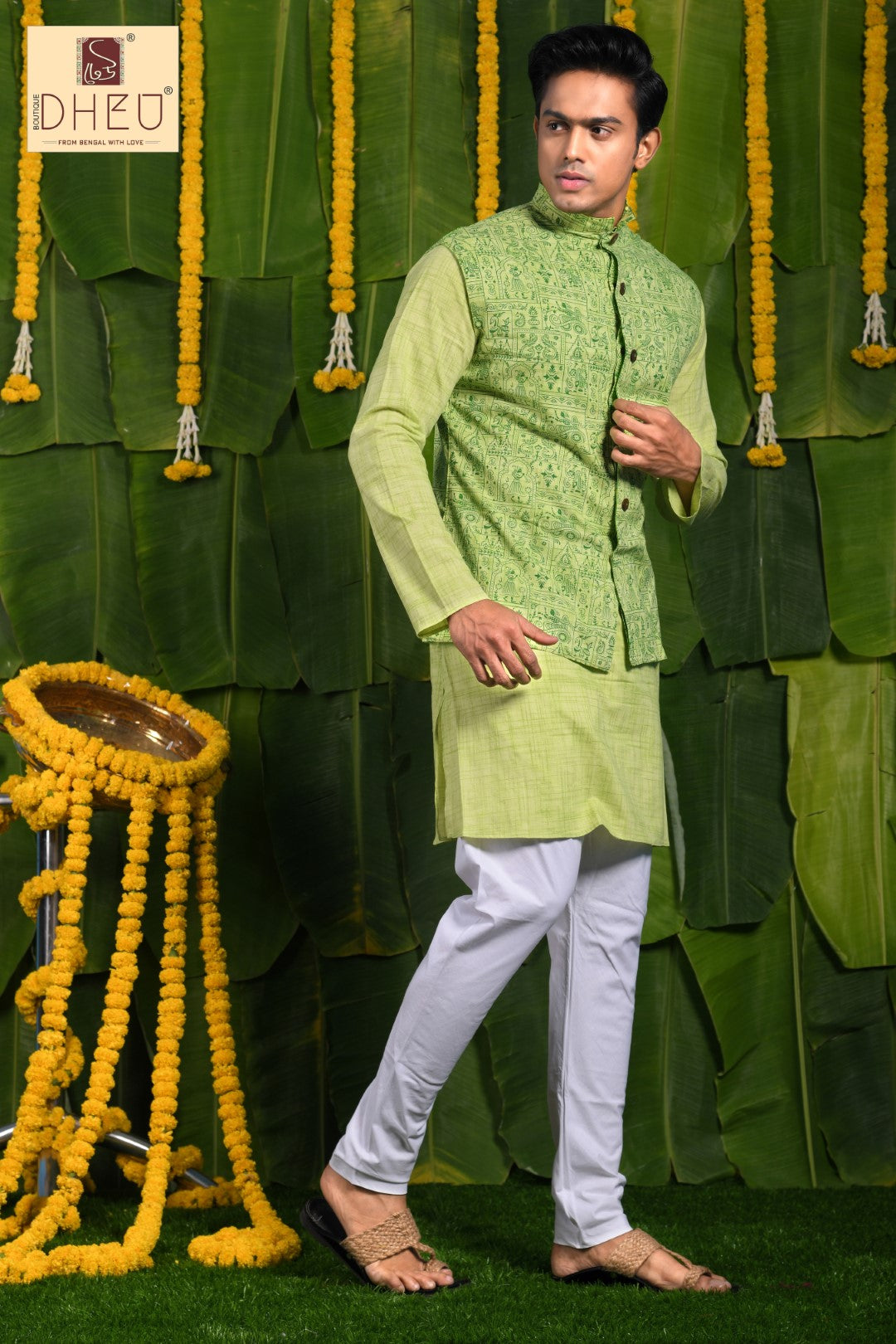 Dheu Designer Kurta - Jacket Set