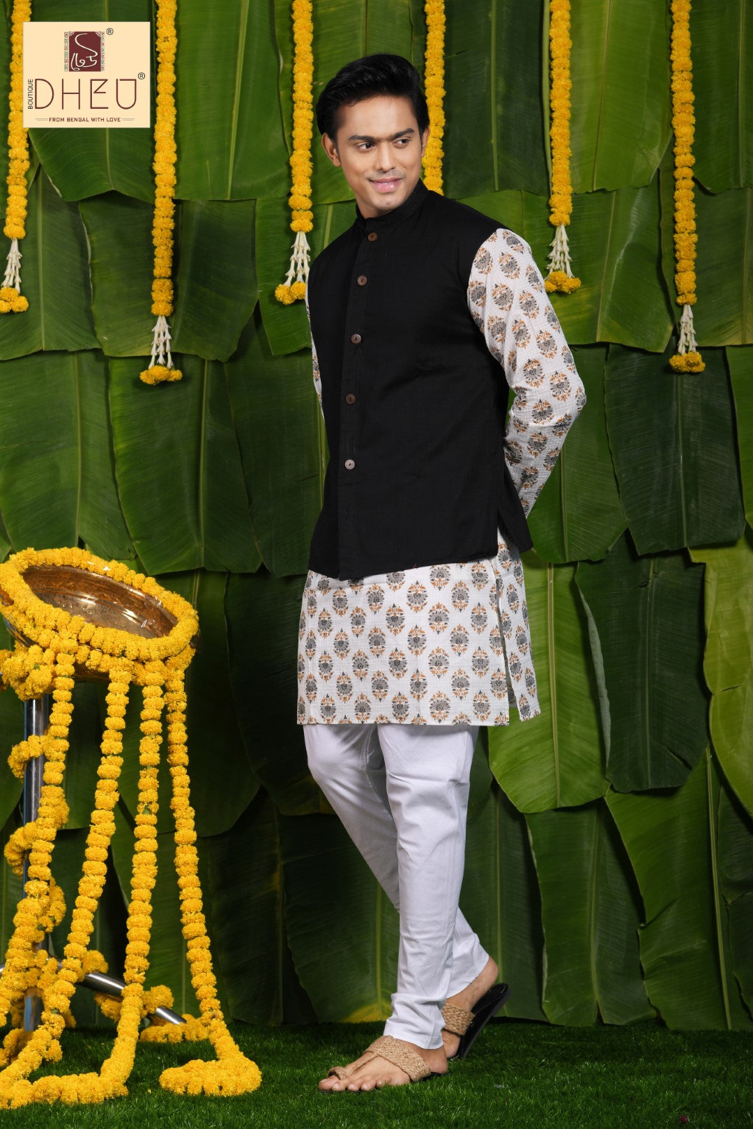 Dheu Designer Kurta - Jacket Set