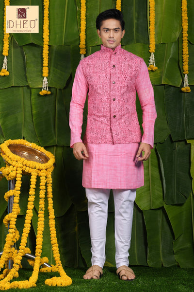 Dheu Designer Kurta - Jacket Set