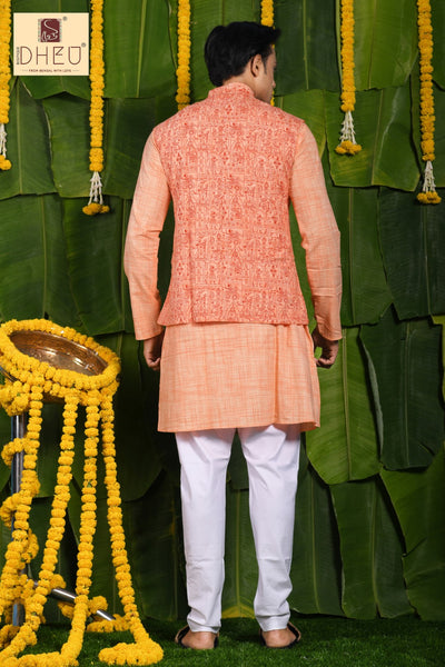 Dheu Designer Kurta - Jacket Set