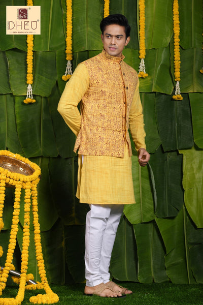Dheu Designer Kurta - Jacket Set