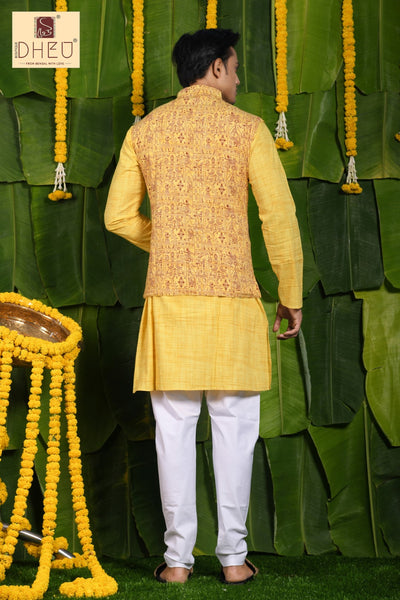 Dheu Designer Kurta - Jacket Set