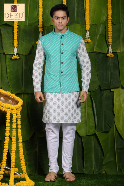 Dheu Designer Kurta - Jacket Set