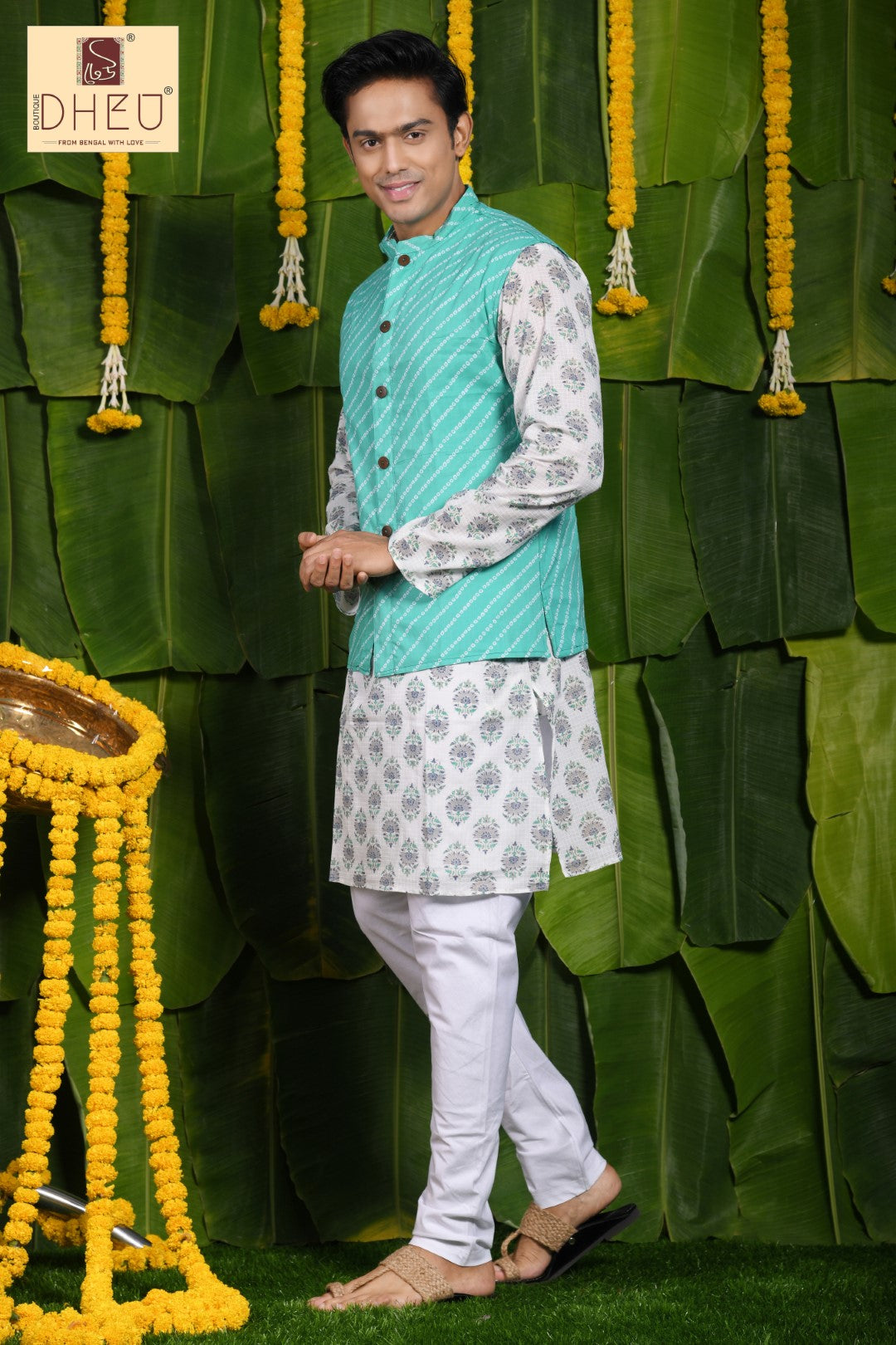 Dheu Designer Kurta - Jacket Set