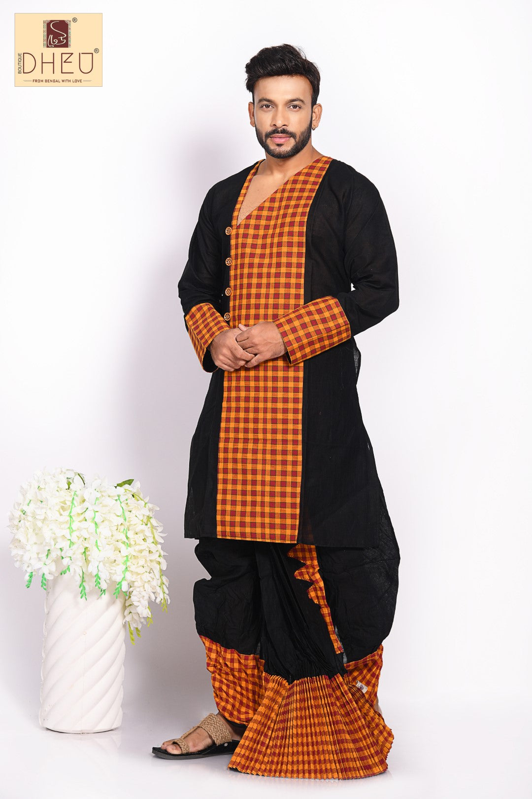 Dheu Exclusive Designer Dhoti(Optional)Kurta Set