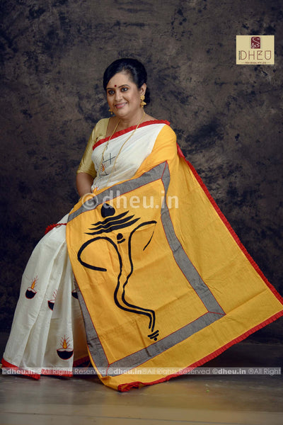 Diya-Dheu Exclusive Applique Saree