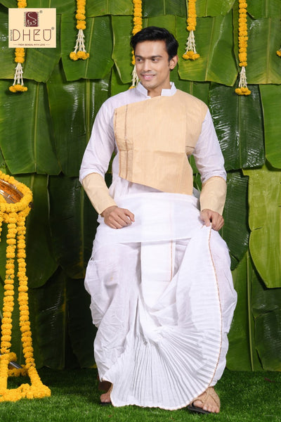 BELA SURU- Dheu Designer Dhoti(Optional)Kurta Set