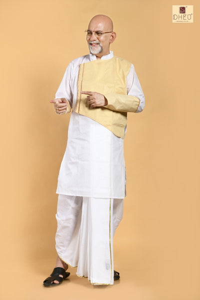 BELA SURU- Dheu Designer Dhoti(Optional)Kurta Set