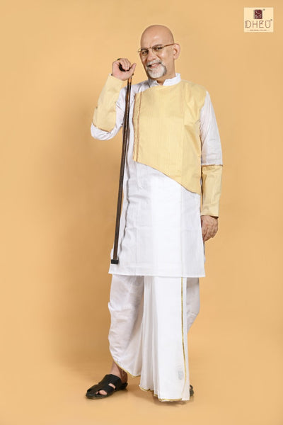 BELA SURU- Dheu Designer Dhoti(Optional)Kurta Set