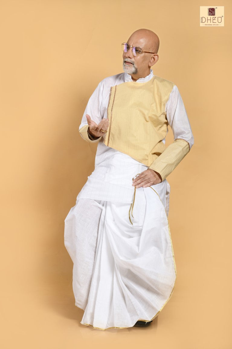 BELA SURU- Dheu Designer Dhoti(Optional)Kurta Set