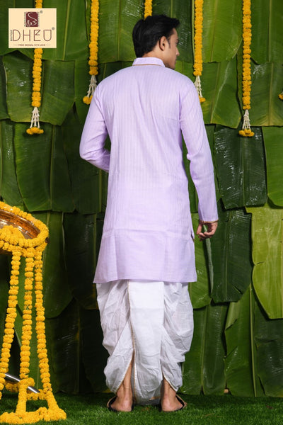 Proposal - Dheu Designer Dhoti(Optional)Kurta Set