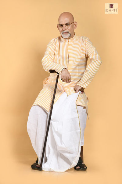 Dekhbo Tomare- Dheu Designer Mekhela Couple set