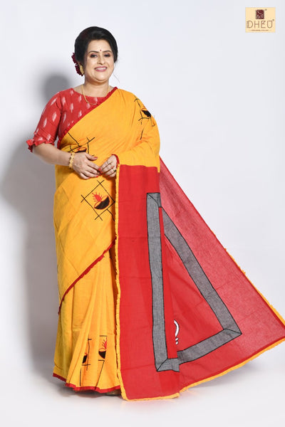 Diya-Dheu Exclusive Applique Saree