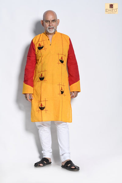 Prodip- Dheu Cotton Kurta