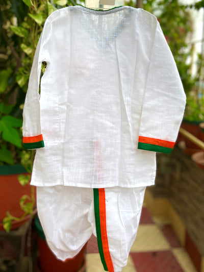 Vande Mataram - Kids Dhoti Kurta