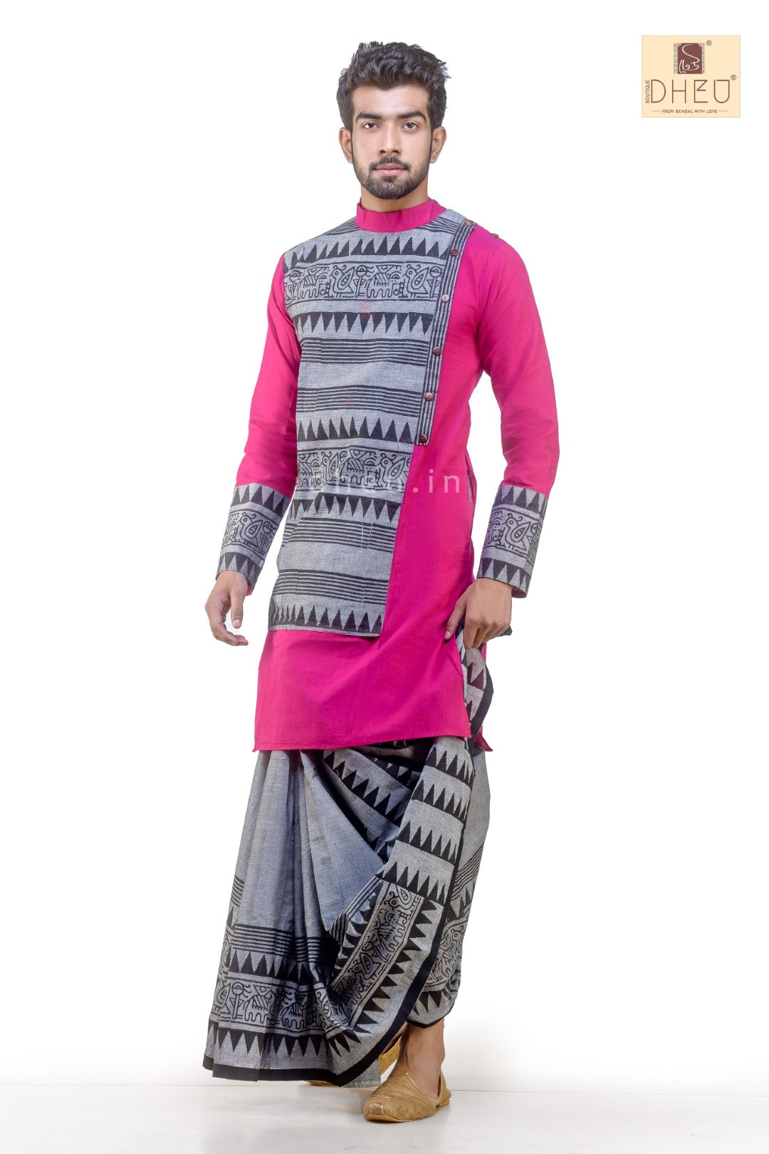 Dheu Designer Dhoti-Kurta Set - Boutique Dheu