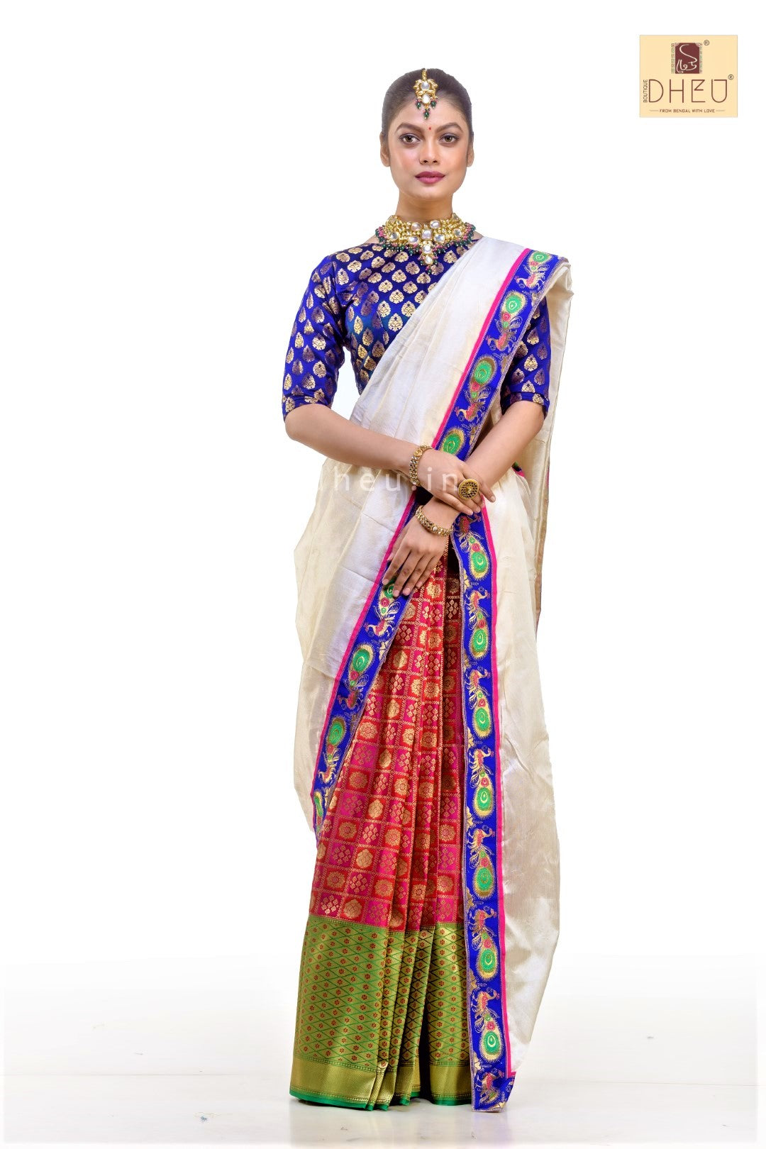 Dheu Designer Mekhela Chador - Flavour of Assam