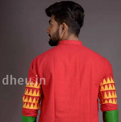 Dheu Exclusive Fusion Couple Set(with Dhoti) - Boutique Dheu