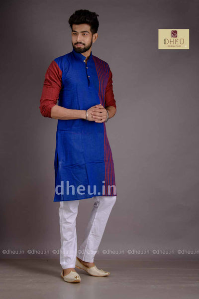 Casual designer blue kurta at low cost only in dheu.in