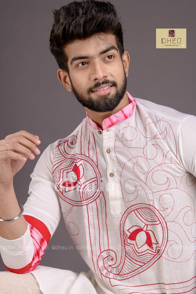 Designer  Dhoti Kurta Full Set - Boutique Dheu