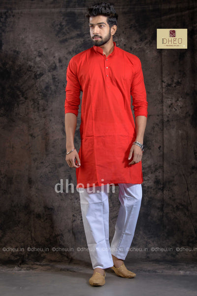 Handloom Saree-Kurta Couple Set - Boutique Dheu