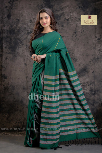 Khes – Handloom pure Cotton Saree - Boutique Dheu