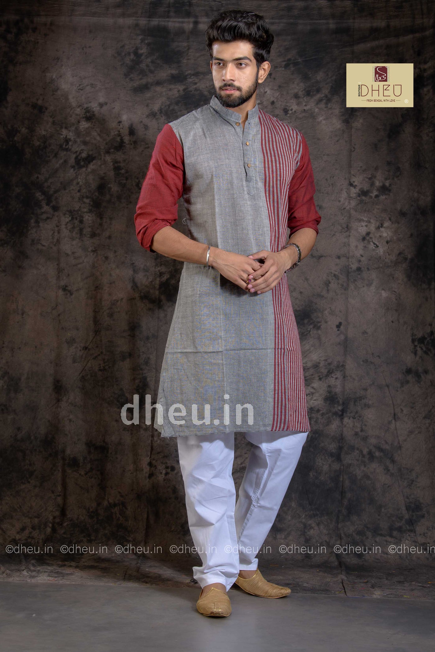 Casual designer maroon kurta at low cost only in dheu.in