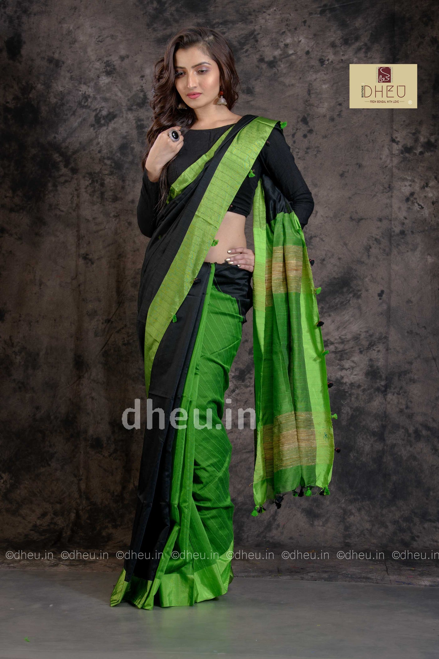 Bengal Handloom  Saree - Boutique Dheu