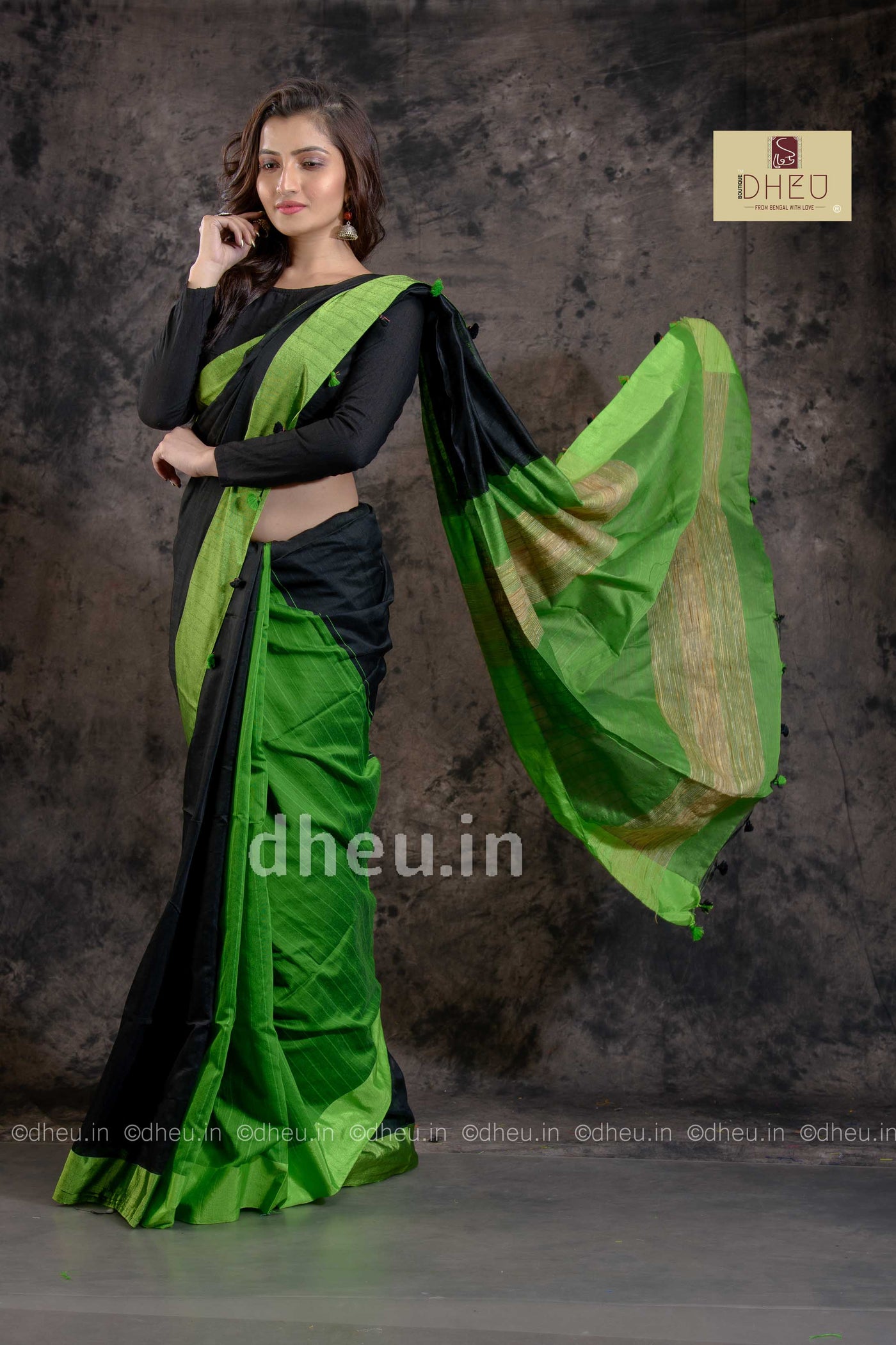 Bengal Handloom  Saree - Boutique Dheu