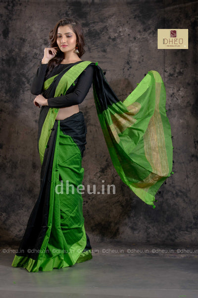 Bengal Handloom  Saree - Boutique Dheu