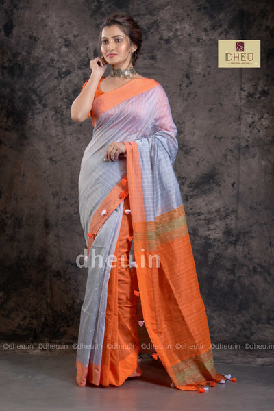 Bengal Handloom  Saree - Boutique Dheu