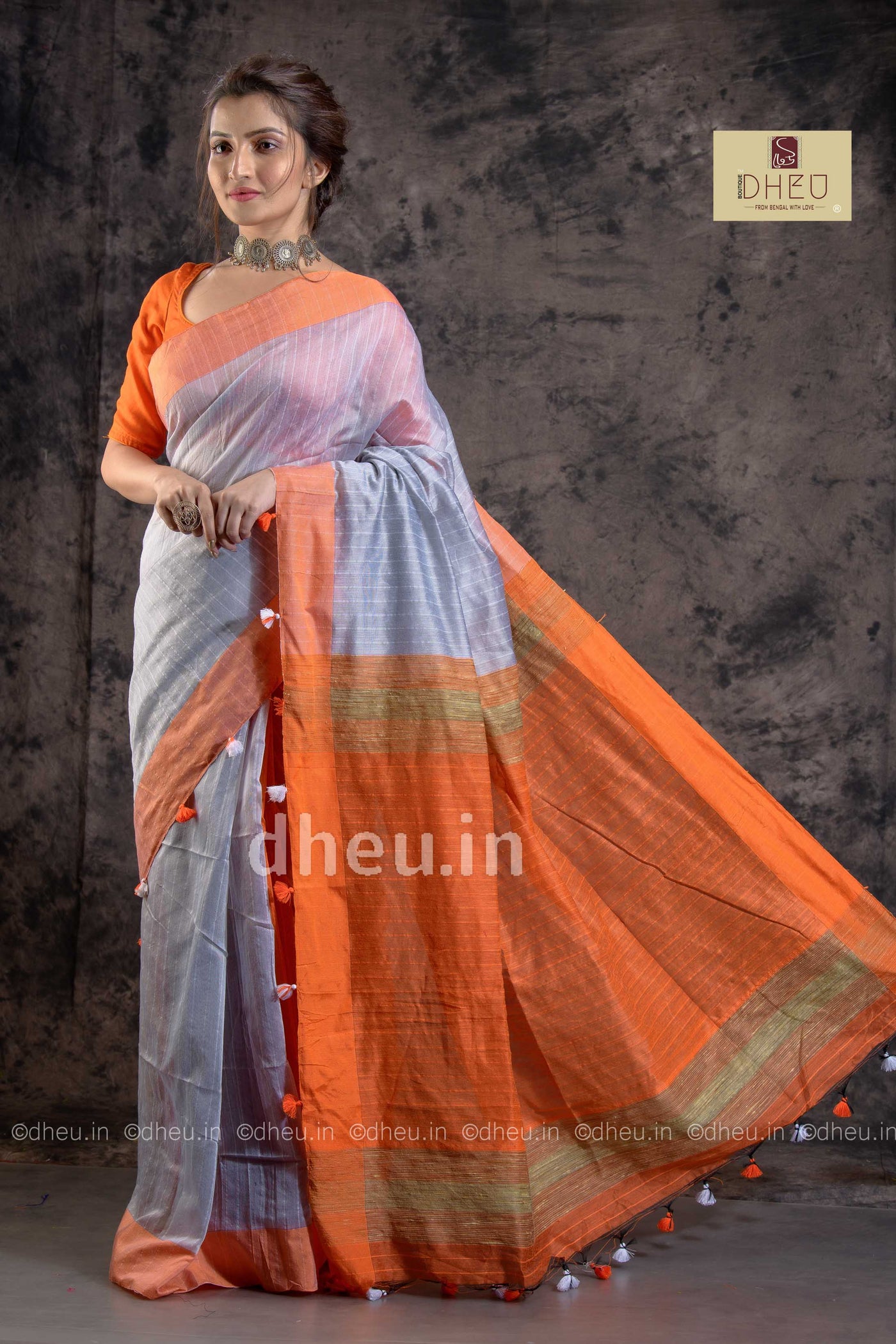 Bengal Handloom  Saree - Boutique Dheu