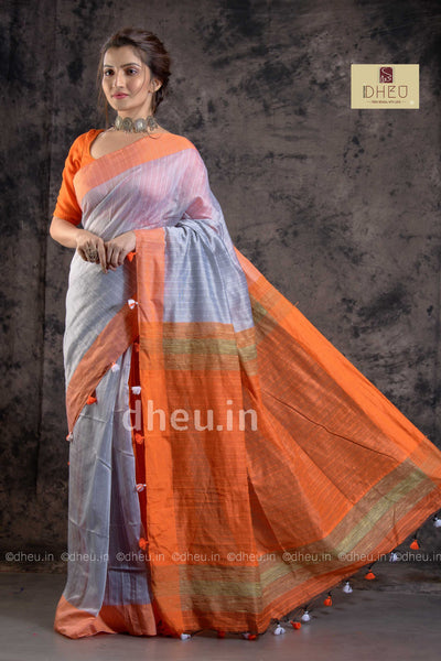 Bengal Handloom  Saree - Boutique Dheu