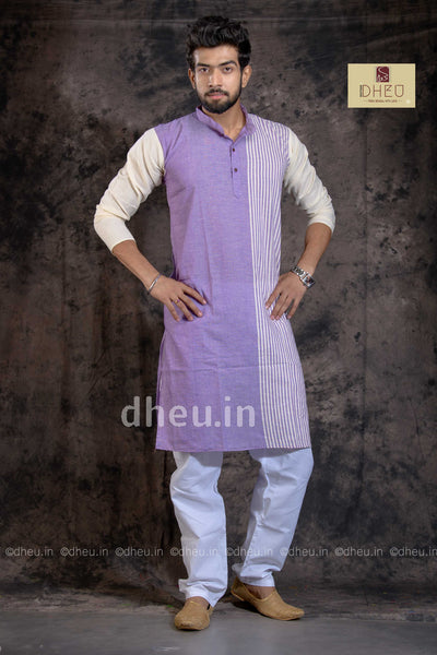 Pure Cotton Stripe  kurta - Boutique Dheu