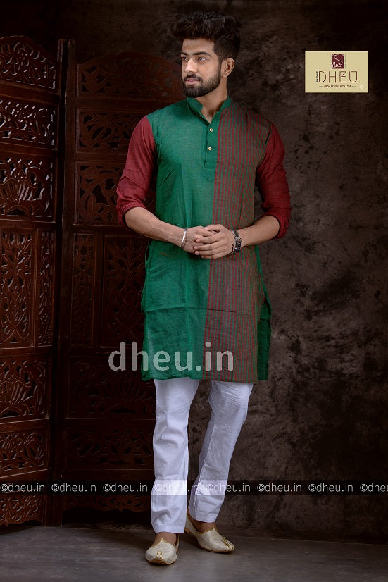 Pure Cotton Stripe  kurta - Boutique Dheu