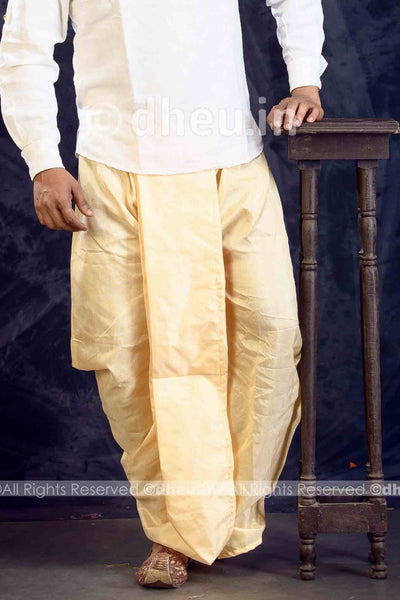 Ready to Wear Dhoti-Silk - Boutique Dheu