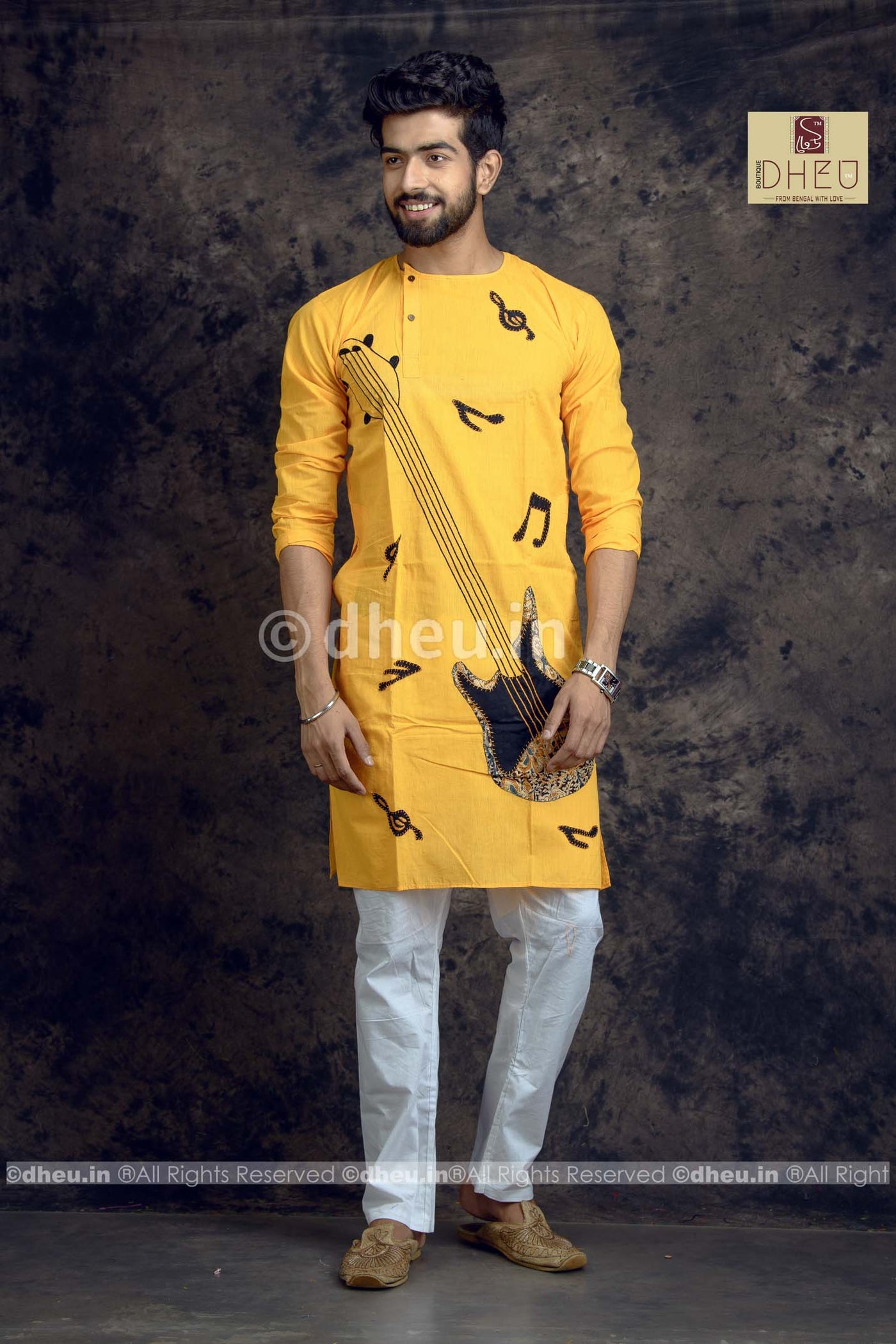 Handcrafted Kurta for Men - Boutique Dheu