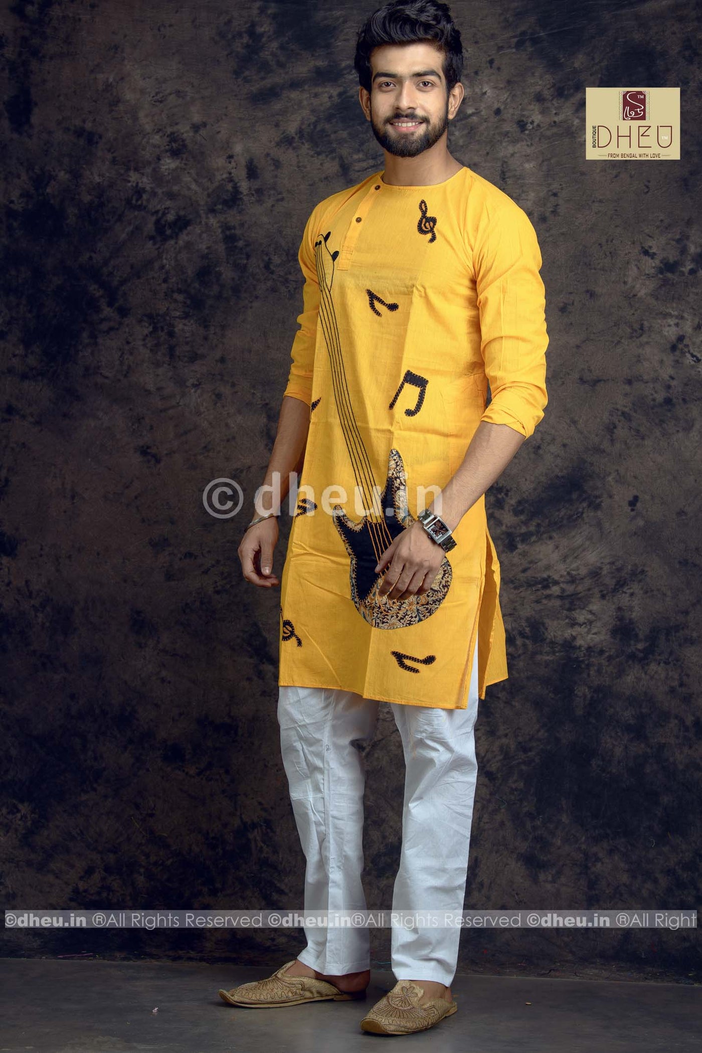 Handcrafted Kurta for Men - Boutique Dheu