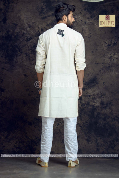 Handcrafted Kite Kurta for Men - Boutique Dheu