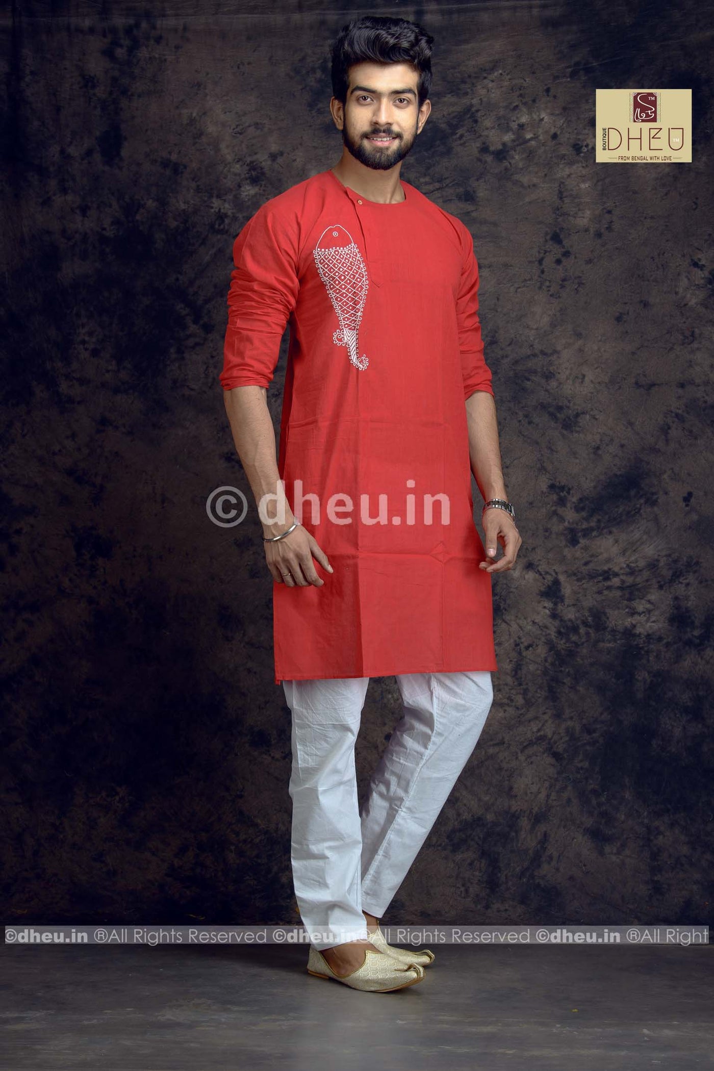 Handcrafted Kurta for Men - Boutique Dheu