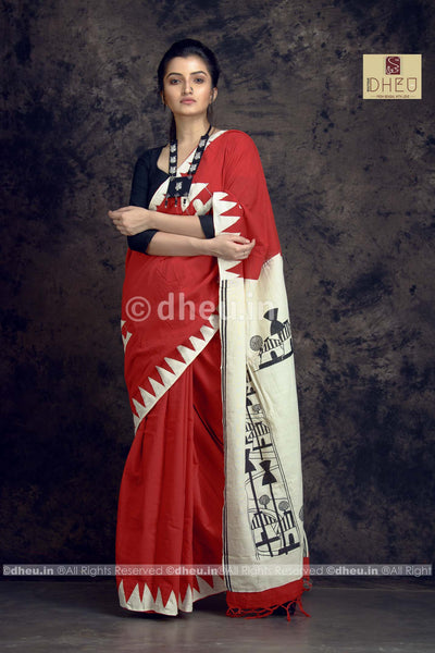 Amader Choto Gram-Dheu signature saree - Boutique Dheu