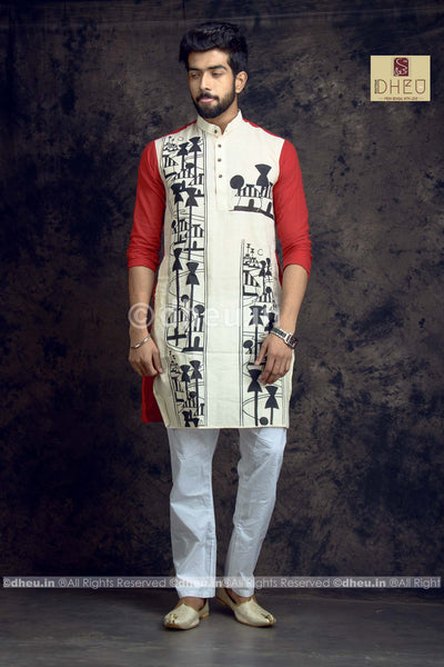 Amader Choto Gram Handcrafted Cotton Kurta - Boutique Dheu