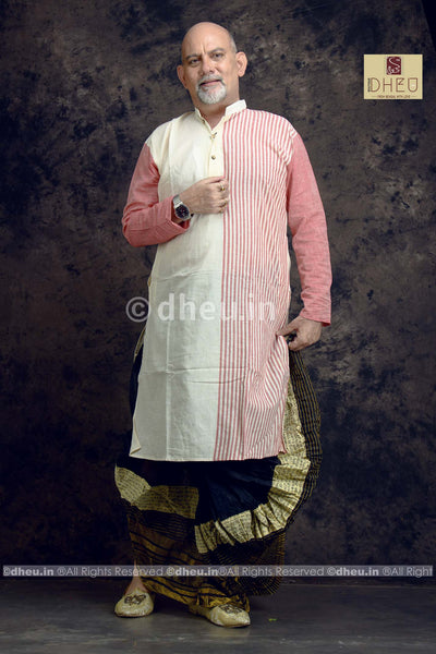 Pure Cotton Stripe  kurta - Boutique Dheu