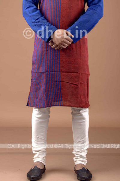 White Cotton Churi Pant- Handloom Cotton - Boutique Dheu