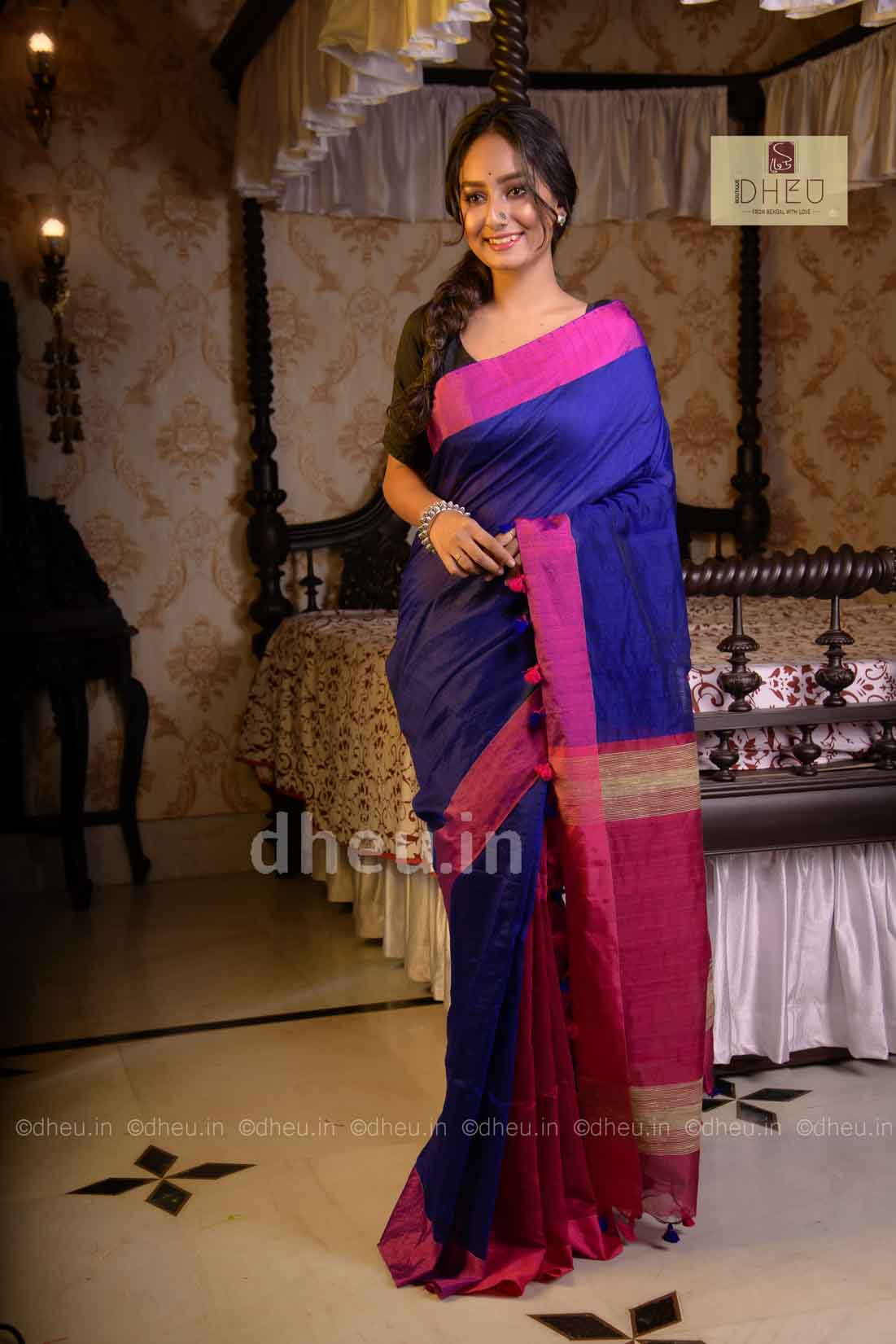 Bengal Handloom  Saree - Boutique Dheu