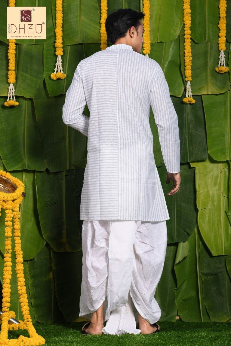 Janajajok- Dheu Designer Dhoti(Optional)Kurta Set